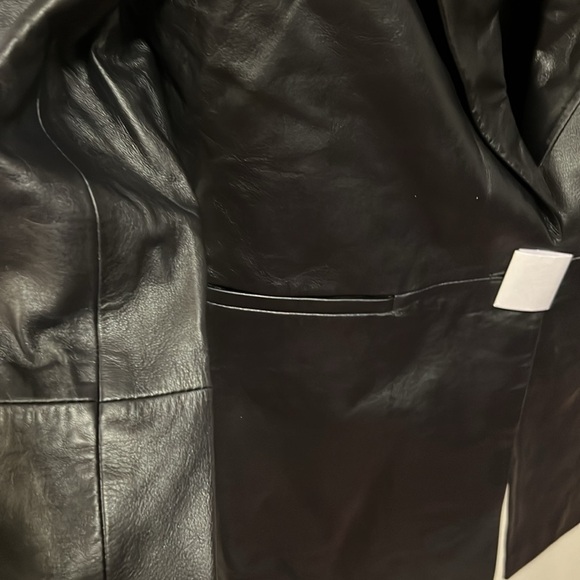 Revolve Lita by Ciara Lamb Leather Black Blaxer XS.  New with tags $498 retail - Picture 12 of 16